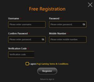 pogibet gaming sign up